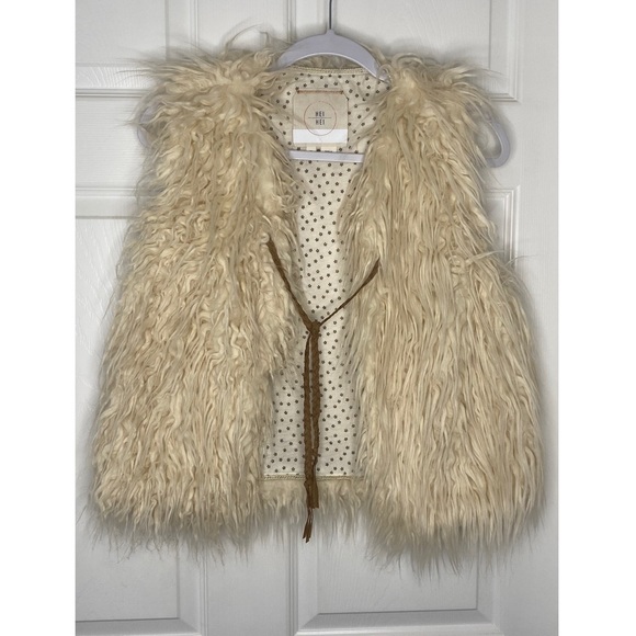 Anthropologie HEI HEI Faux Fur Vest Sz XS - Picture 8 of 9